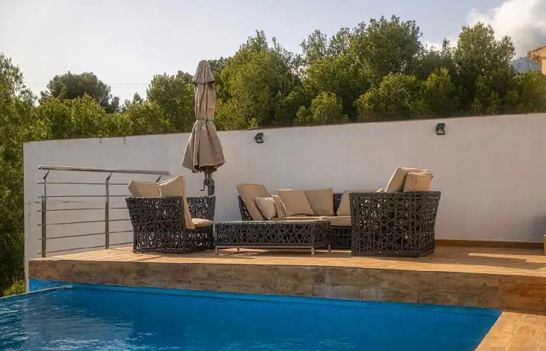Terraza de Casa o chalet en venta en Altea con Aire acondicionado, Jardín privado y Terraza
