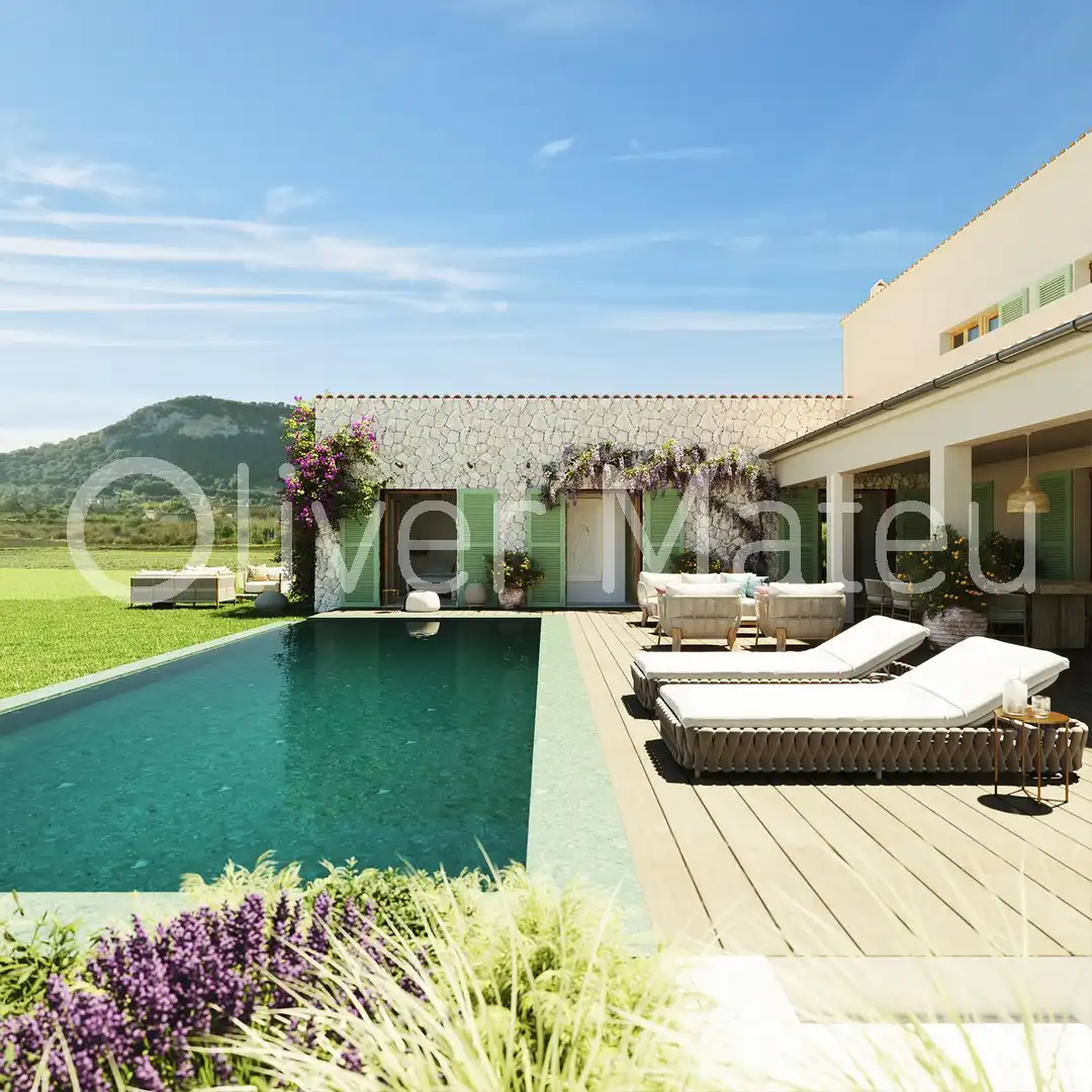 Detached house with pool for sale in Sineu