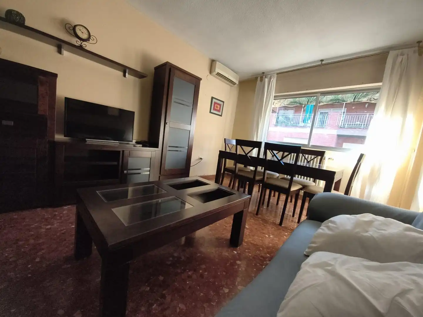 Sala d'estar de Pis de lloguer en Granada amb Aire condicionat, Calefacció i Terrassa