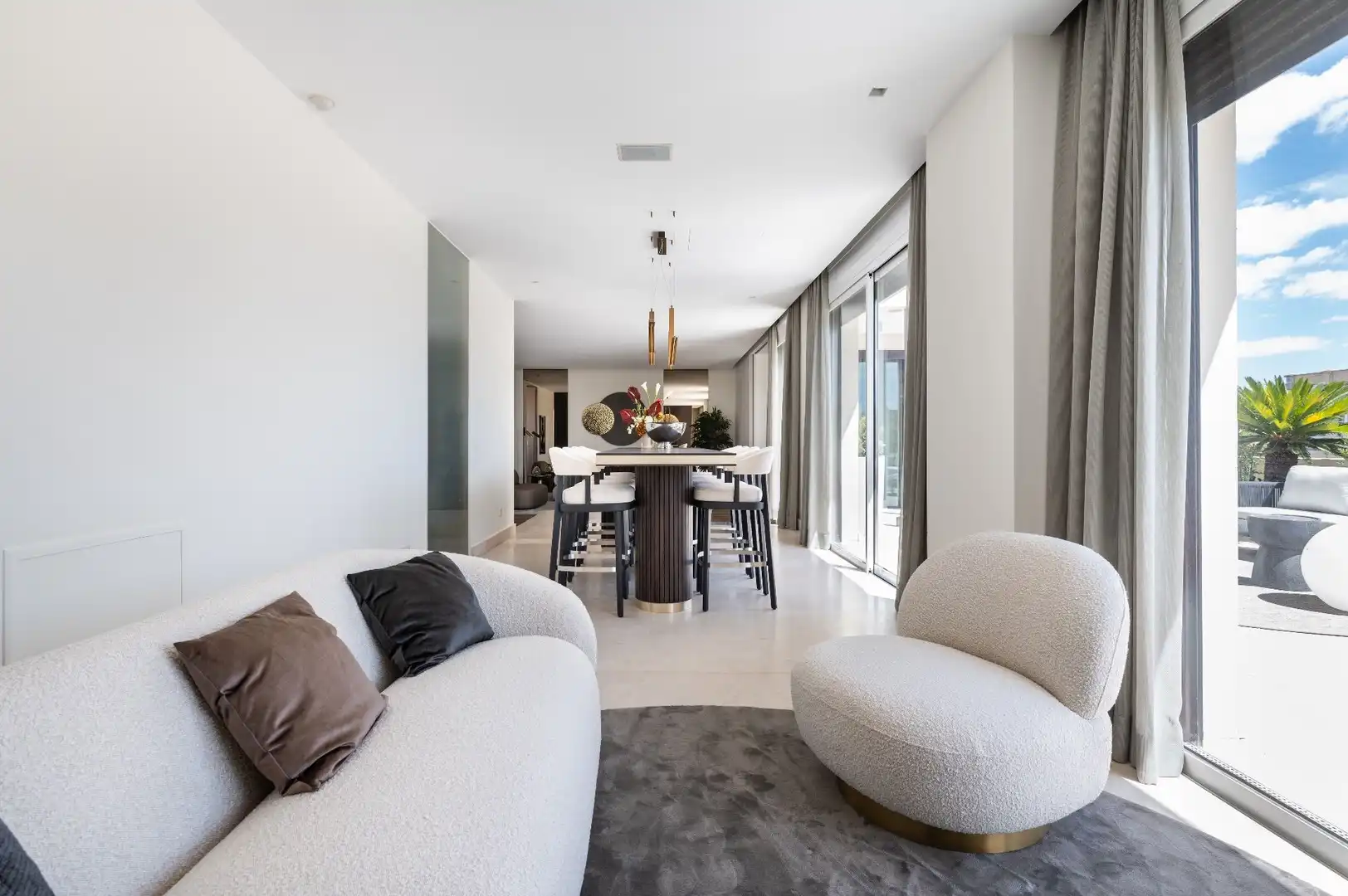 Living room of Attic for rent in Madrid  with Air Conditioner, Heating and Terrace
