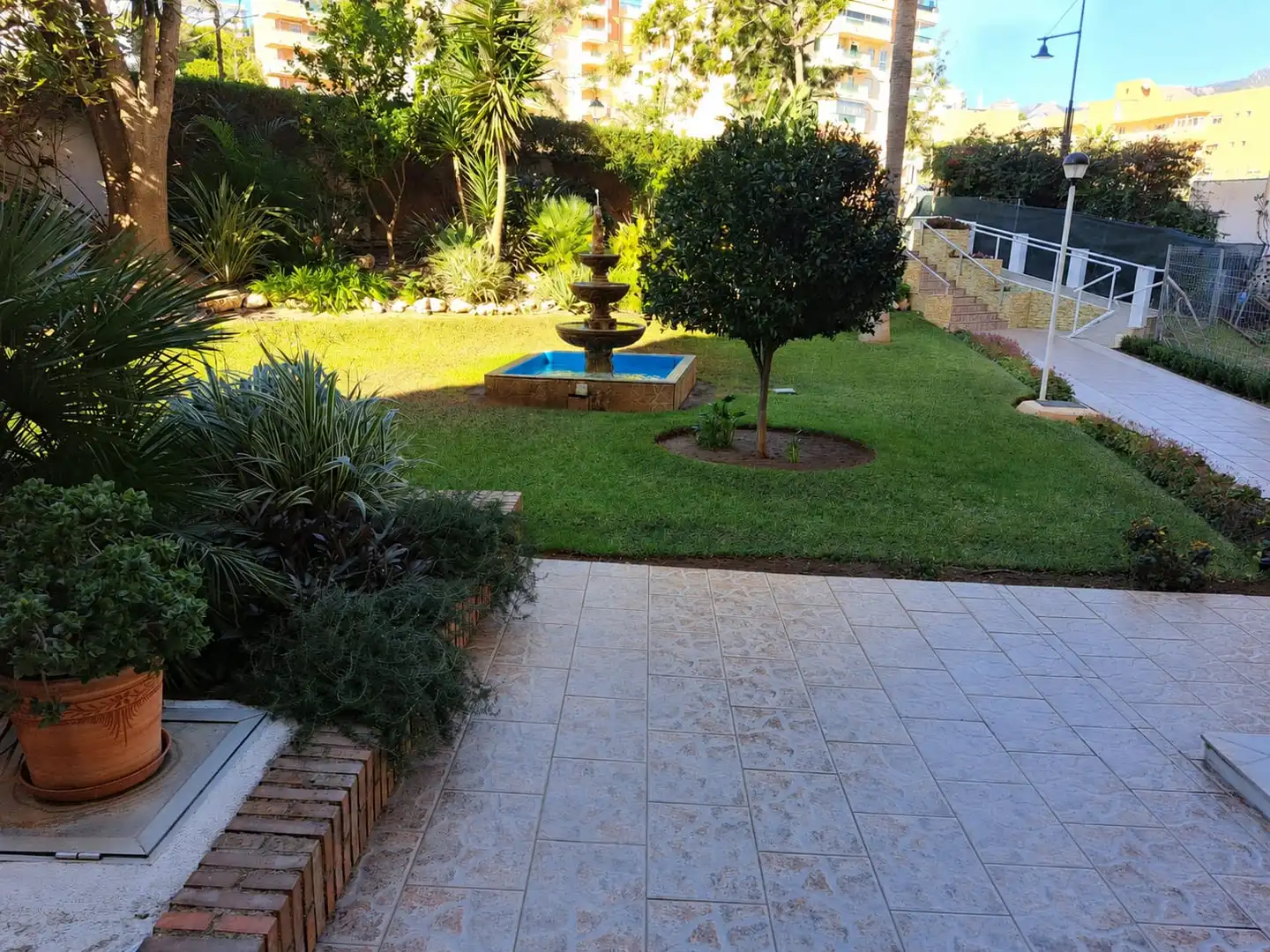 Garden of Flat for sale in Fuengirola  with Air Conditioner, Heating and Terrace