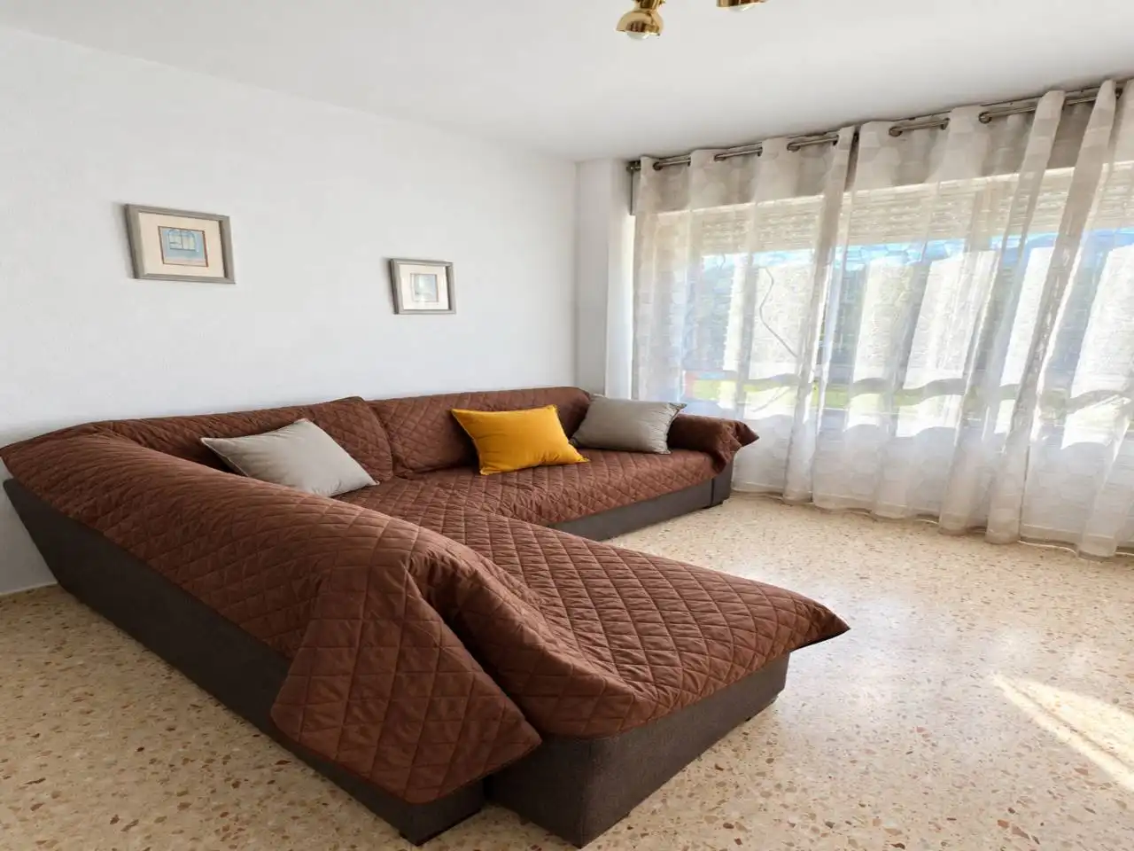 Sala d'estar de Pis en venda en La Vall d'Uixó amb Moblat