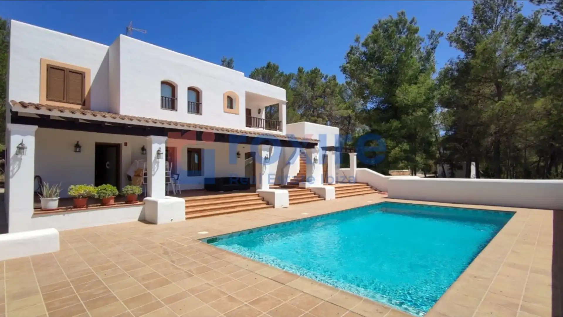 Exterior view of Houses for rent in Sant Antoni de Portmany  with Air Conditioner, Heating and Private garden