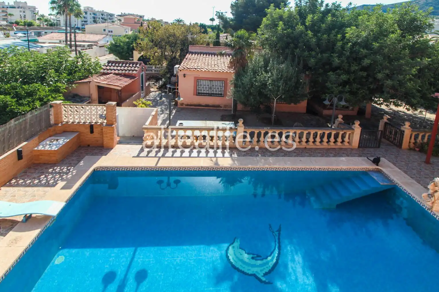 Piscina de Casa o chalet en venta en L'Alfàs del Pi con Aire acondicionado, Calefacción y Jardín privado