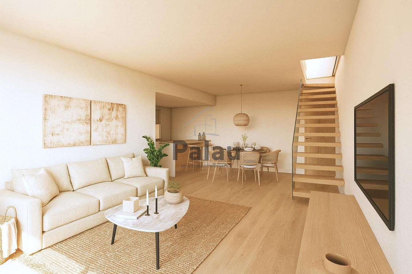 Sala de estar de Dúplex en venta en Maó con Terraza y Balcón