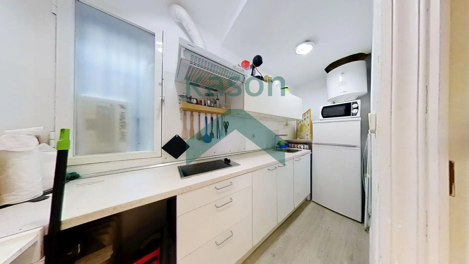 Cocina de Apartamento de alquiler en Madrid con Calefacción y Amueblado