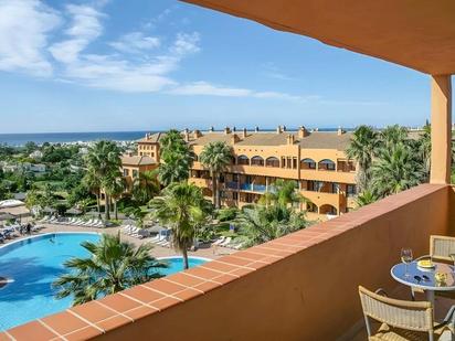 Bedroom of Apartment for sale in Estepona  with Air Conditioner, Heating and Private garden