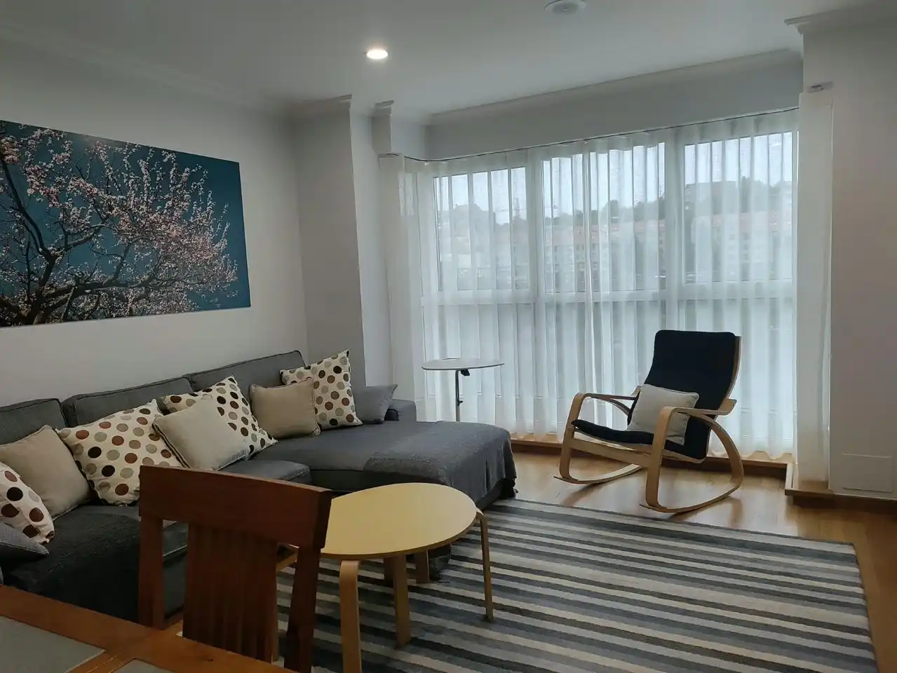 Sala de estar de Piso de alquiler en Santiago de Compostela  con Calefacción y Amueblado