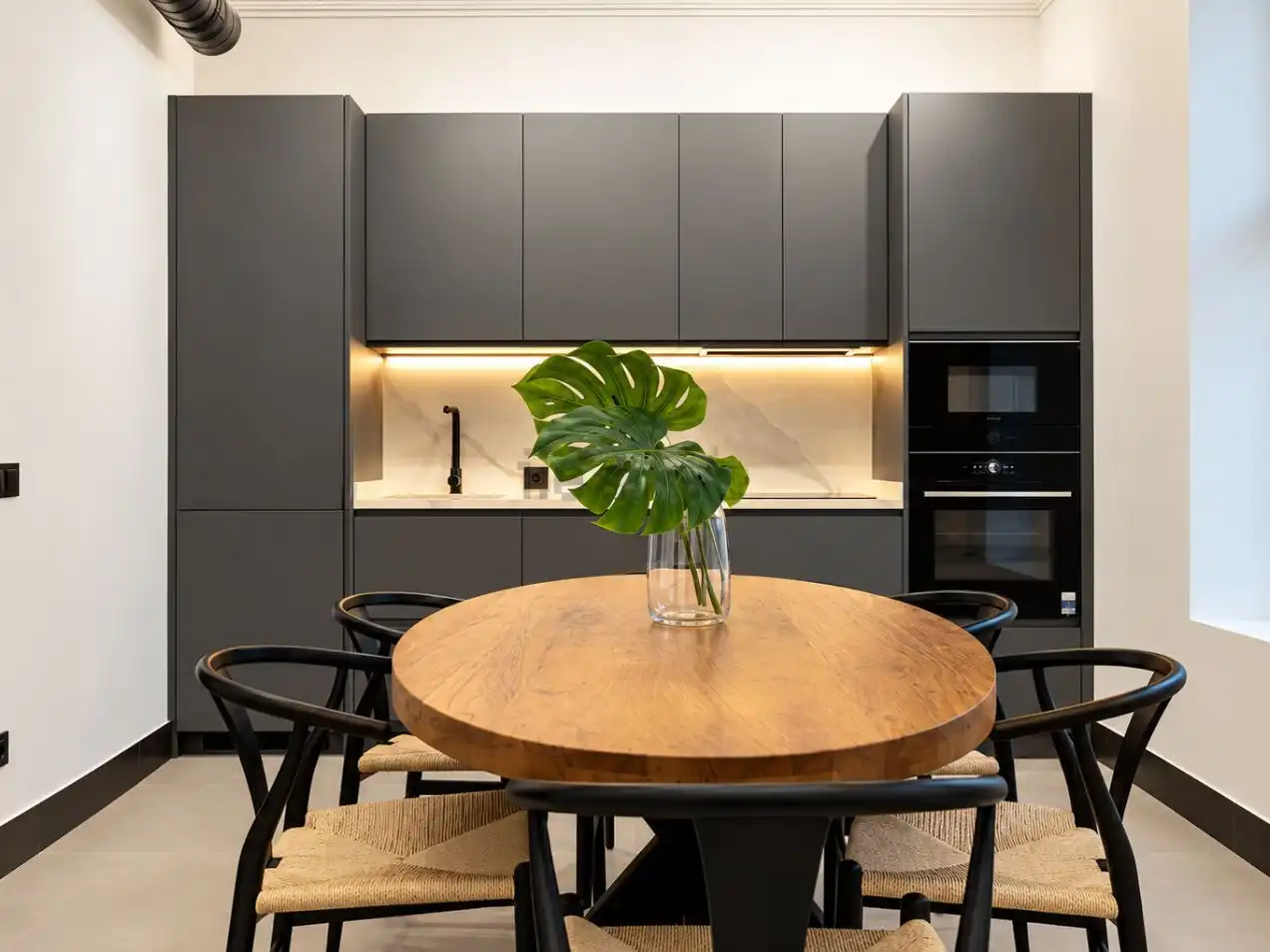 Cocina de Apartamento en venta en  Madrid Capital con Aire acondicionado y Terraza
