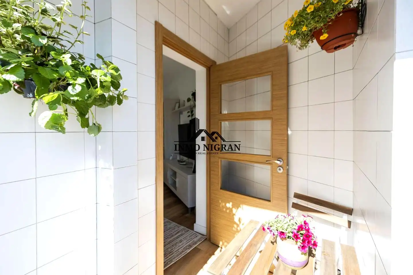 Balcony of Flat for rent in Bueu  with Furnished and Balcony
