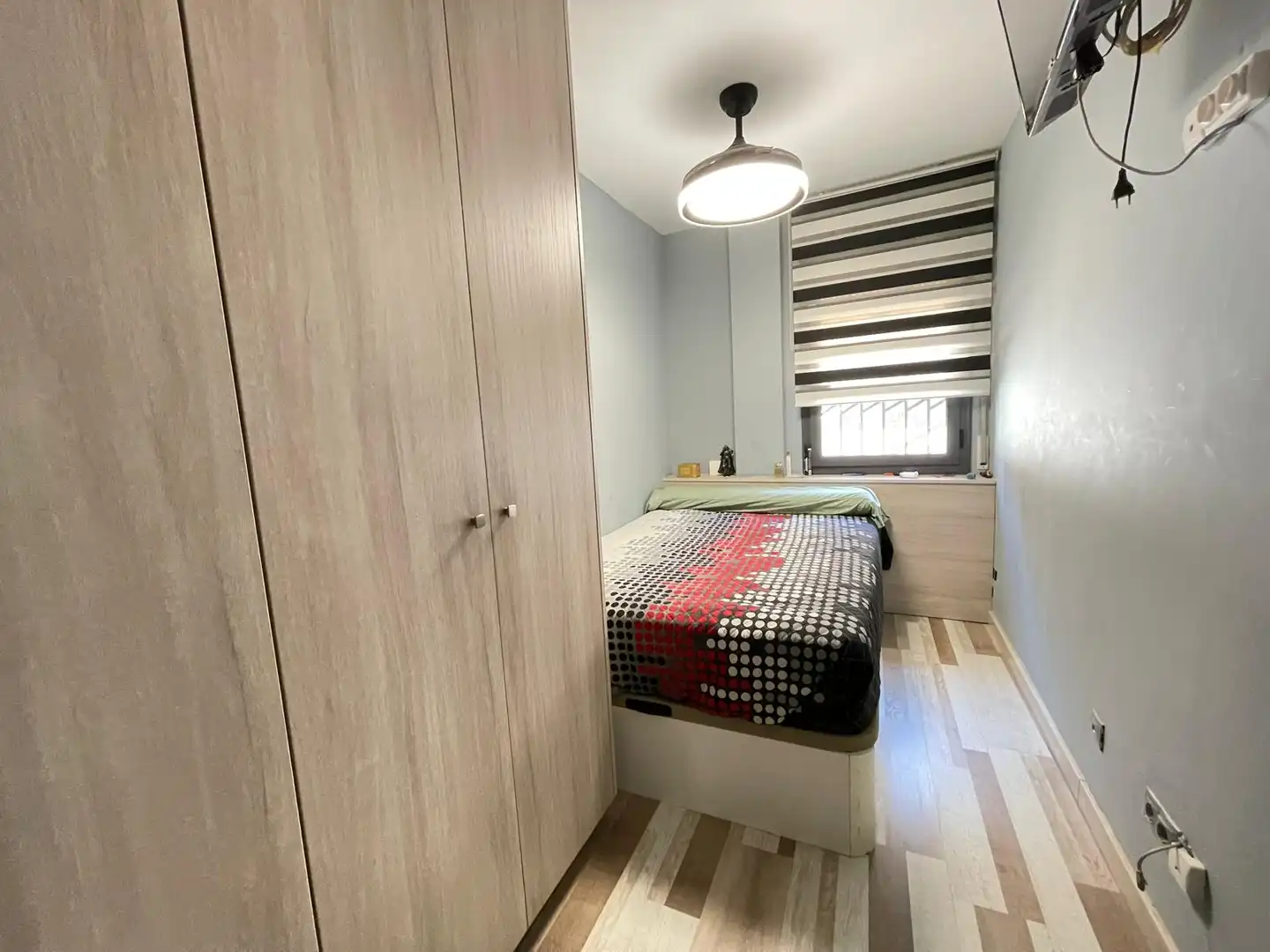 Schlafzimmer von Wohnung zum Verkauf in Badalona mit Klimaanlage, Heizung und Terrasse