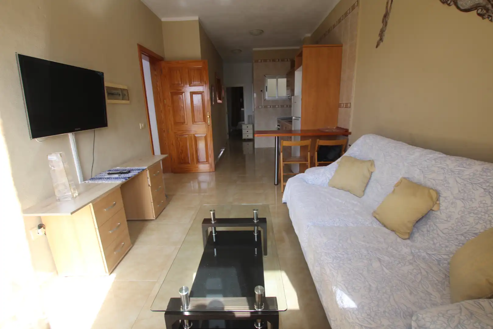 Wohnzimmer von Wohnung zum Verkauf in Arona mit Möbliert, Ofen und Waschmaschine