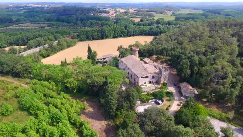 Exterior view of Country homes for sale in Flaçà  with Air Conditioner, Heating and Private garden