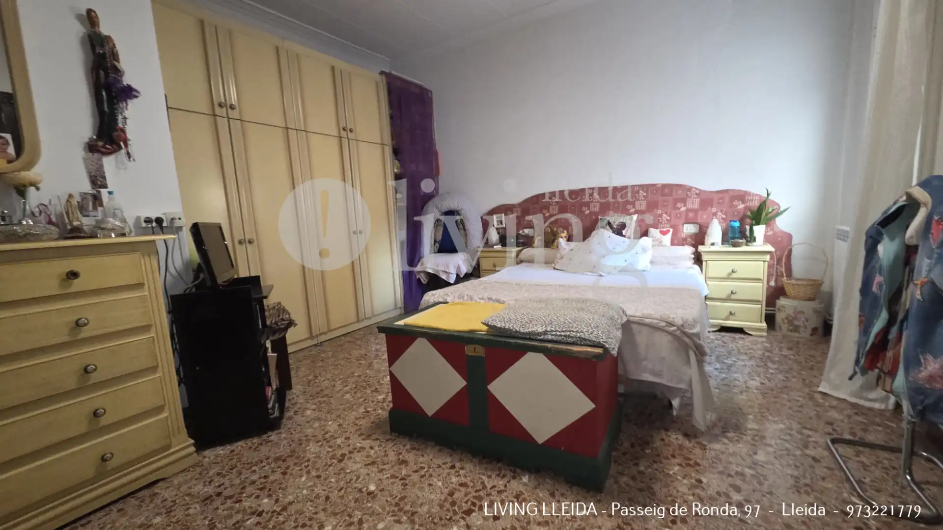 Dormitori de Pis en venda en Lleida amb Calefacció, Moblat i Balcó