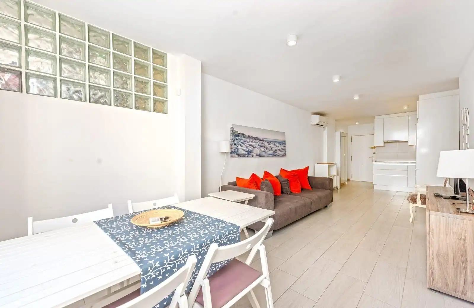 Wohnzimmer von Wohnungen zum Verkauf in Andratx mit Klimaanlage, Möbliert und Balkon