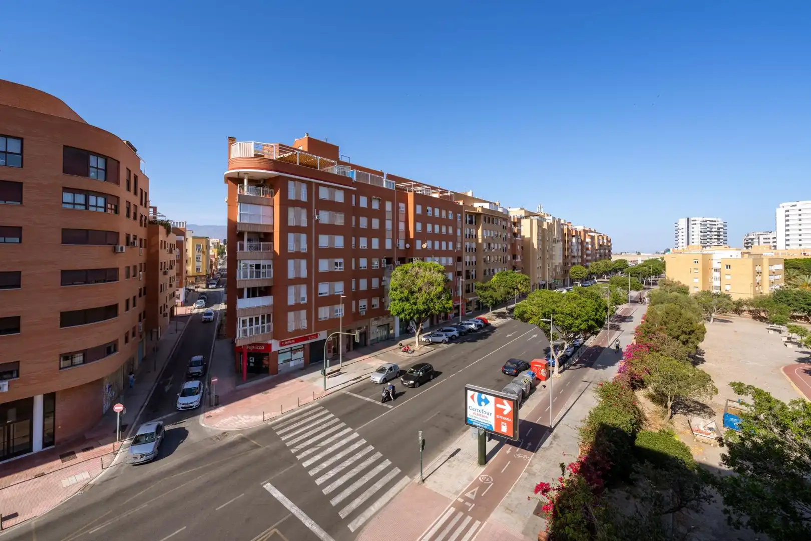 Exterior view of Flat for sale in Almería  with Air Conditioner, Storage room and Balcony