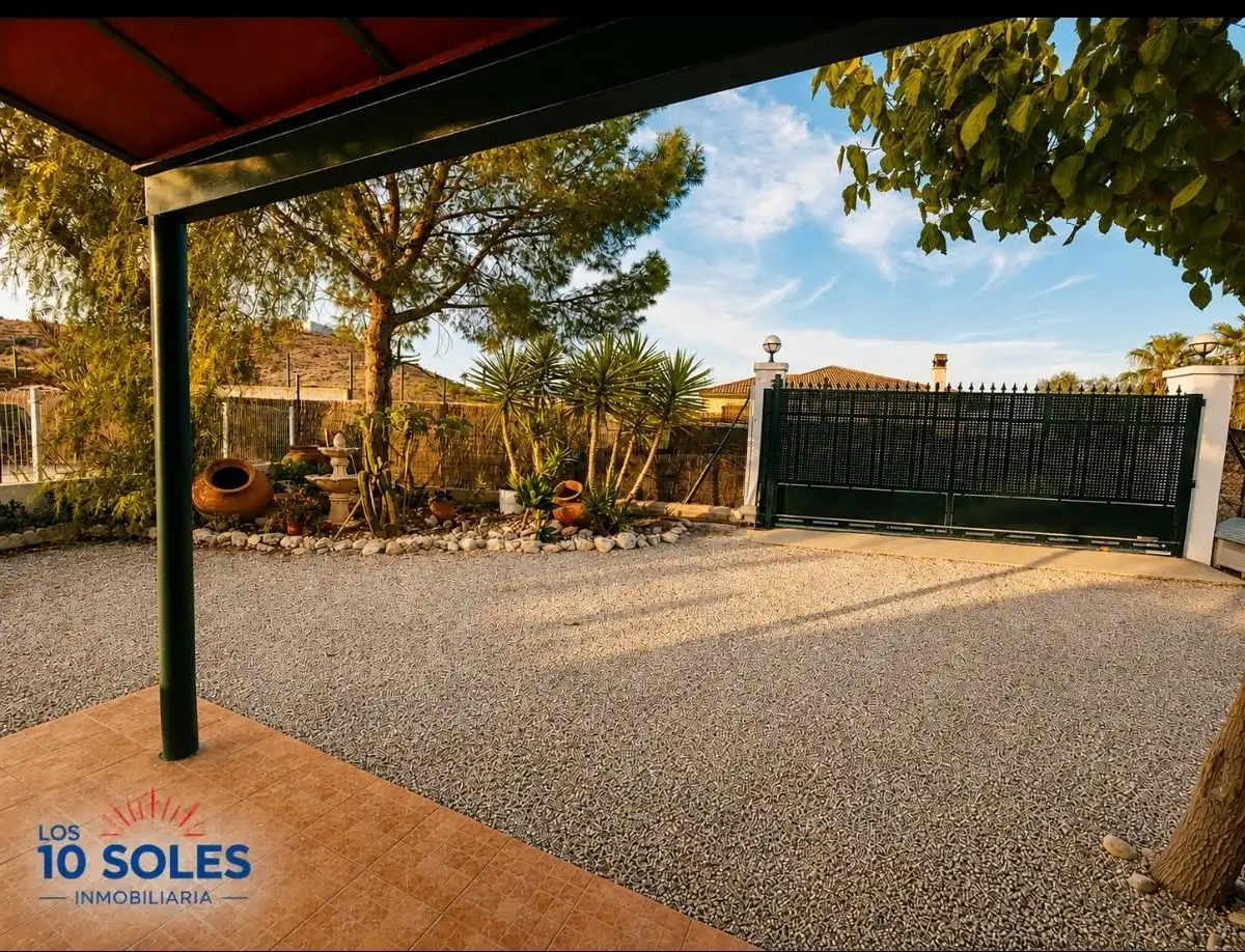 Terrassa de Finca rústica de lloguer en Orihuela amb Aire condicionat, Calefacció i Jardí privat