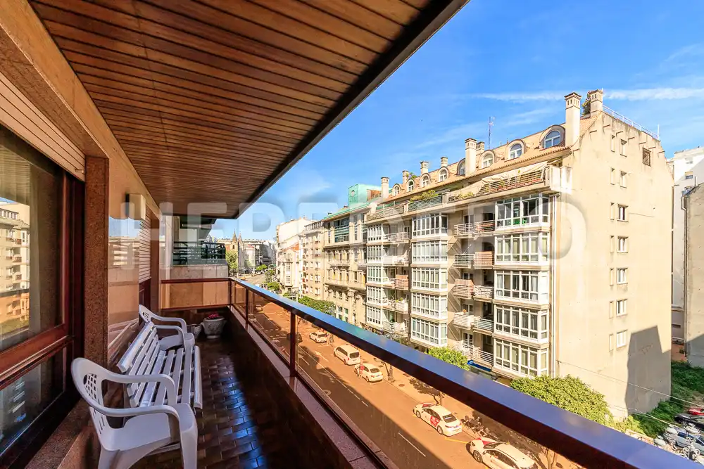Terrace of Flat for sale in Vigo   with Heating, Storage room and Balcony