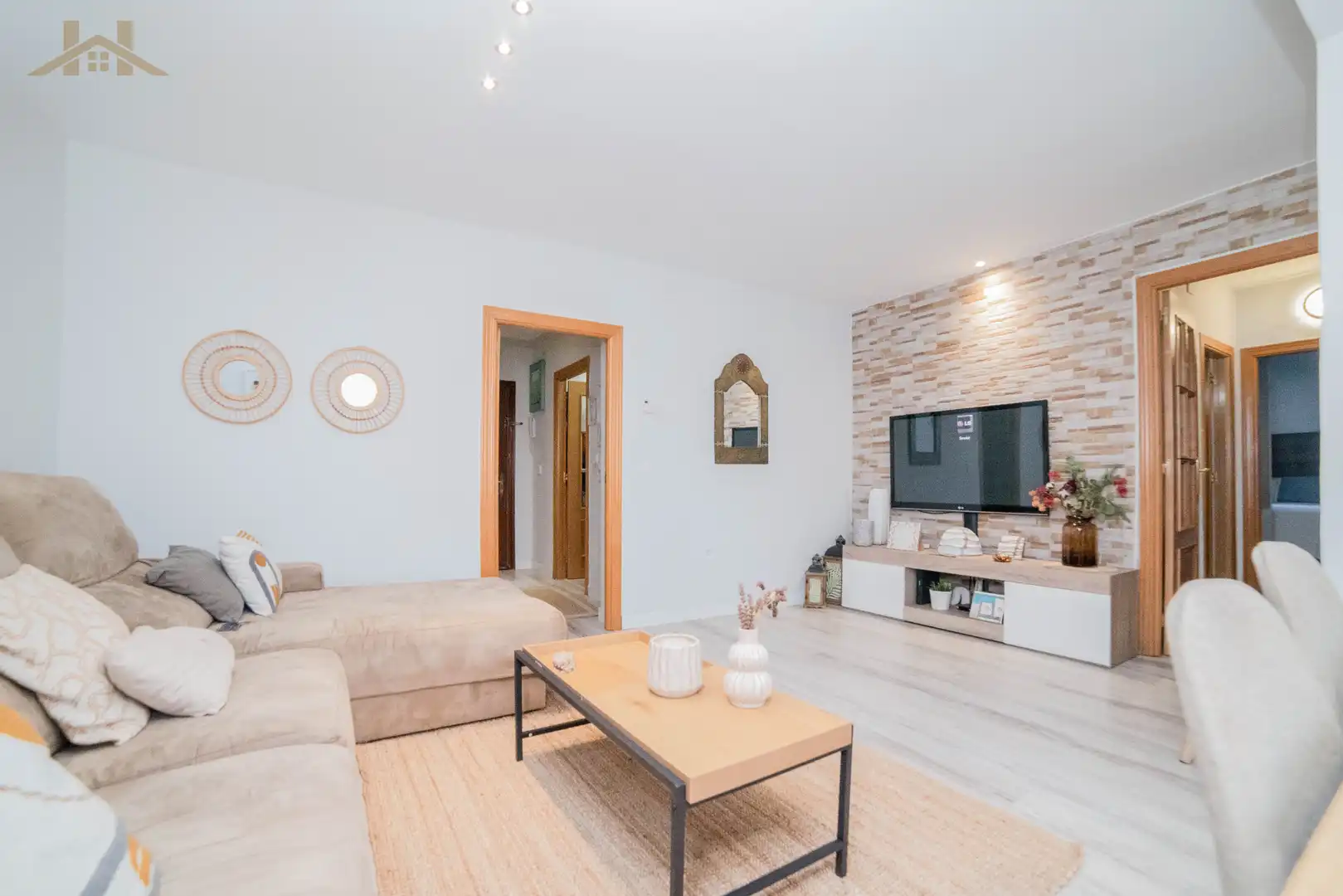 Sala de estar de Piso en venta en Villaviciosa de Odón con Calefacción y Terraza