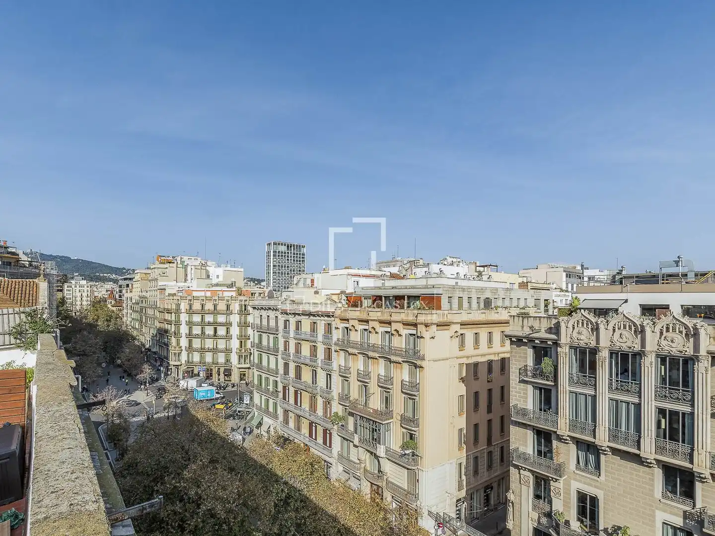 Vista exterior de Ático en venta en Barcelona con Aire acondicionado, Calefacción y Terraza