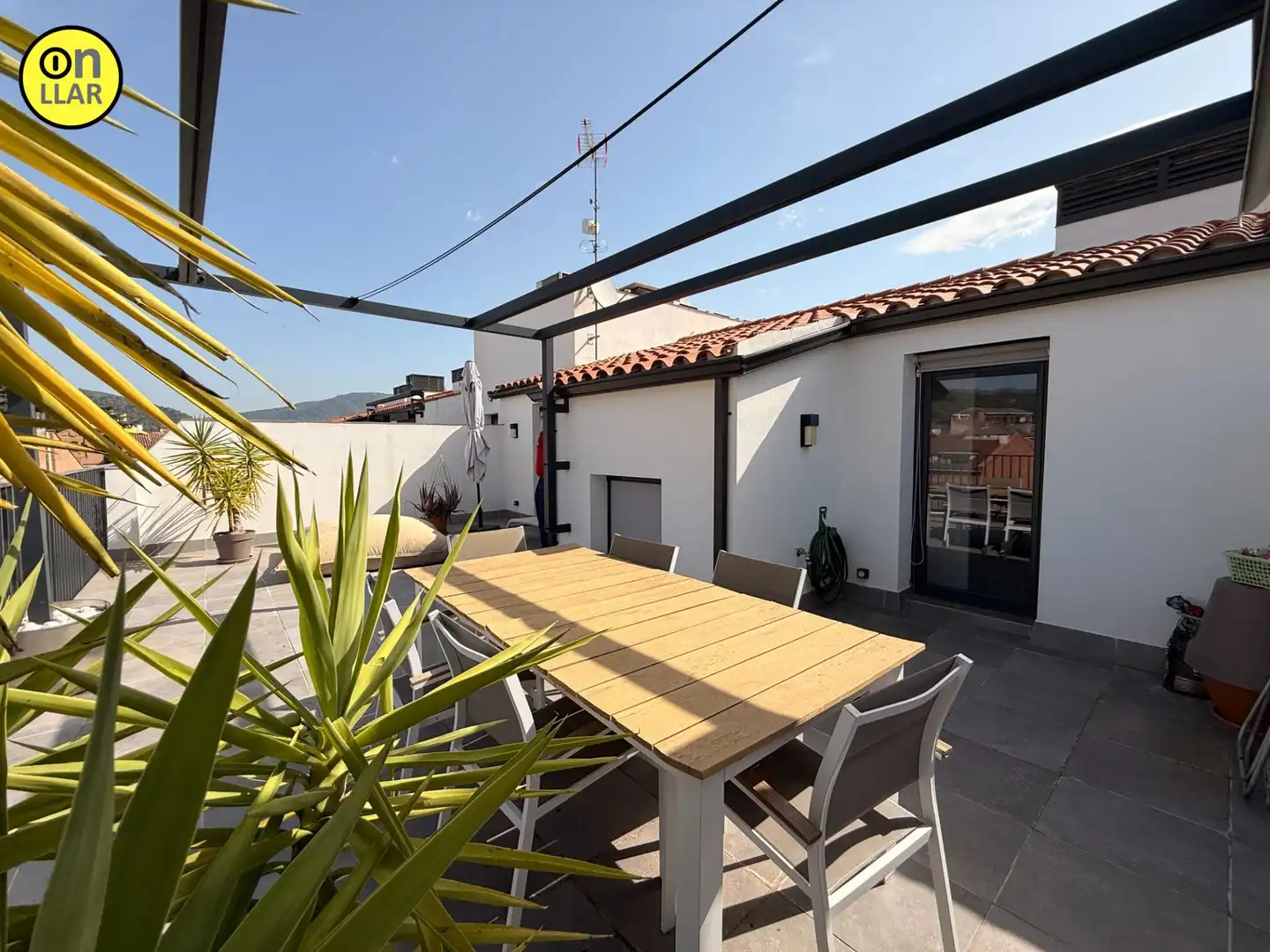 Terraza de Piso de alquiler en La Garriga con Parquet, Terraza y Trastero