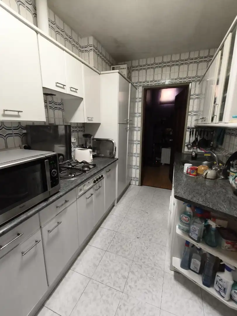 Kitchen of Flat for sale in Madrid  with Storage room and Balcony