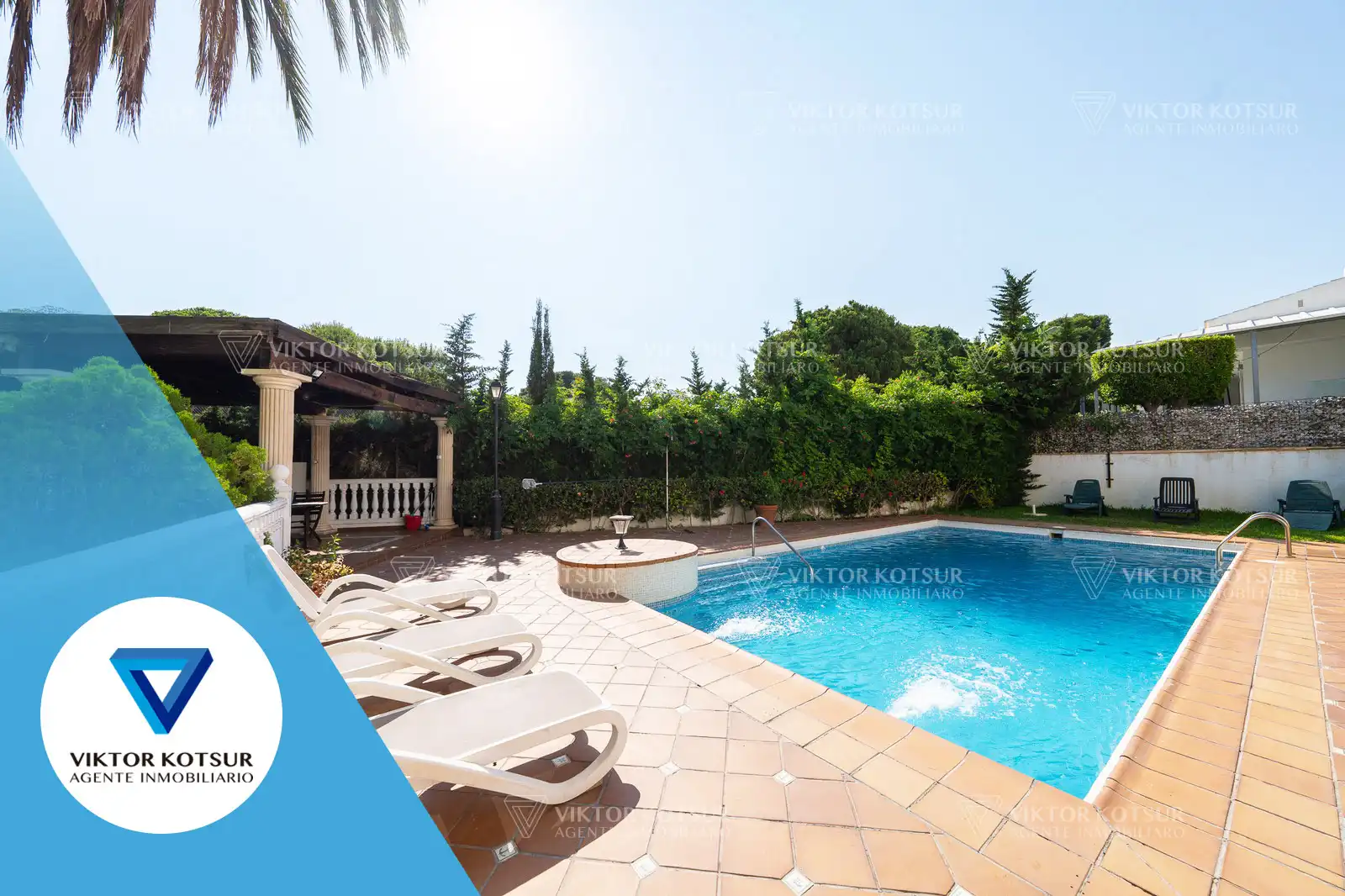 Jardí de Casa o xalet en venda en Roquetas de Mar amb Aire condicionat, Calefacció i Jardí privat