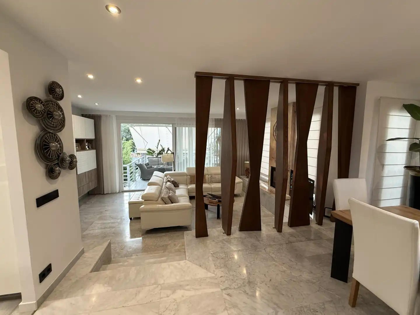 Sala de estar de Casa adosada en venta en Llucmajor con Aire acondicionado, Calefacción y Jardín privado