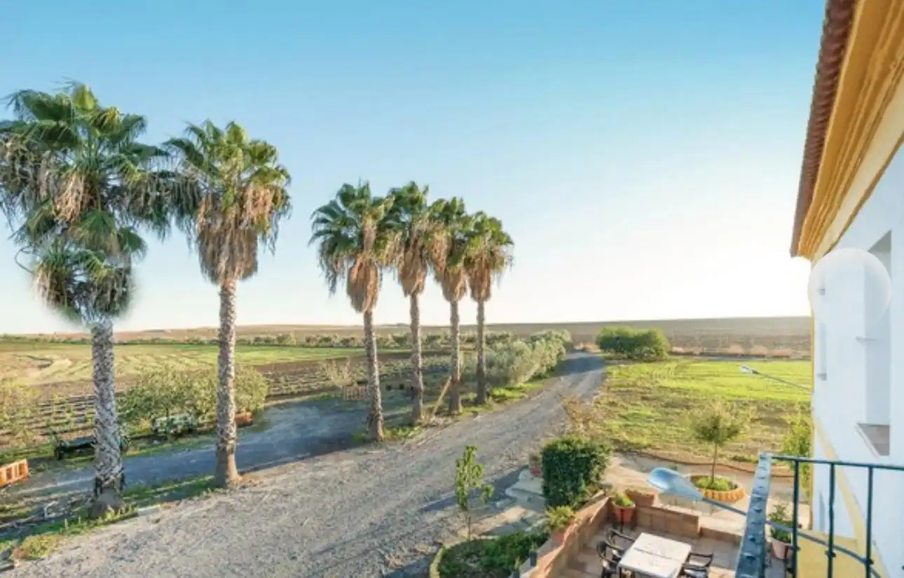 Vista exterior de Finca rústica en venda en  Huelva Capital amb Aire condicionat, Terrassa i Piscina
