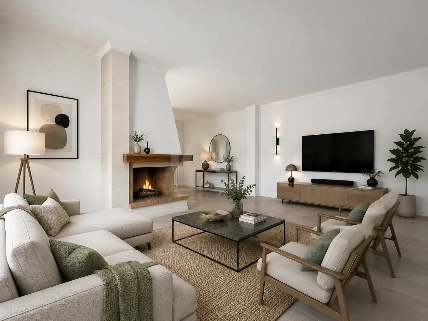 Sala de estar de Casa o chalet en venta en Alcúdia con Terraza
