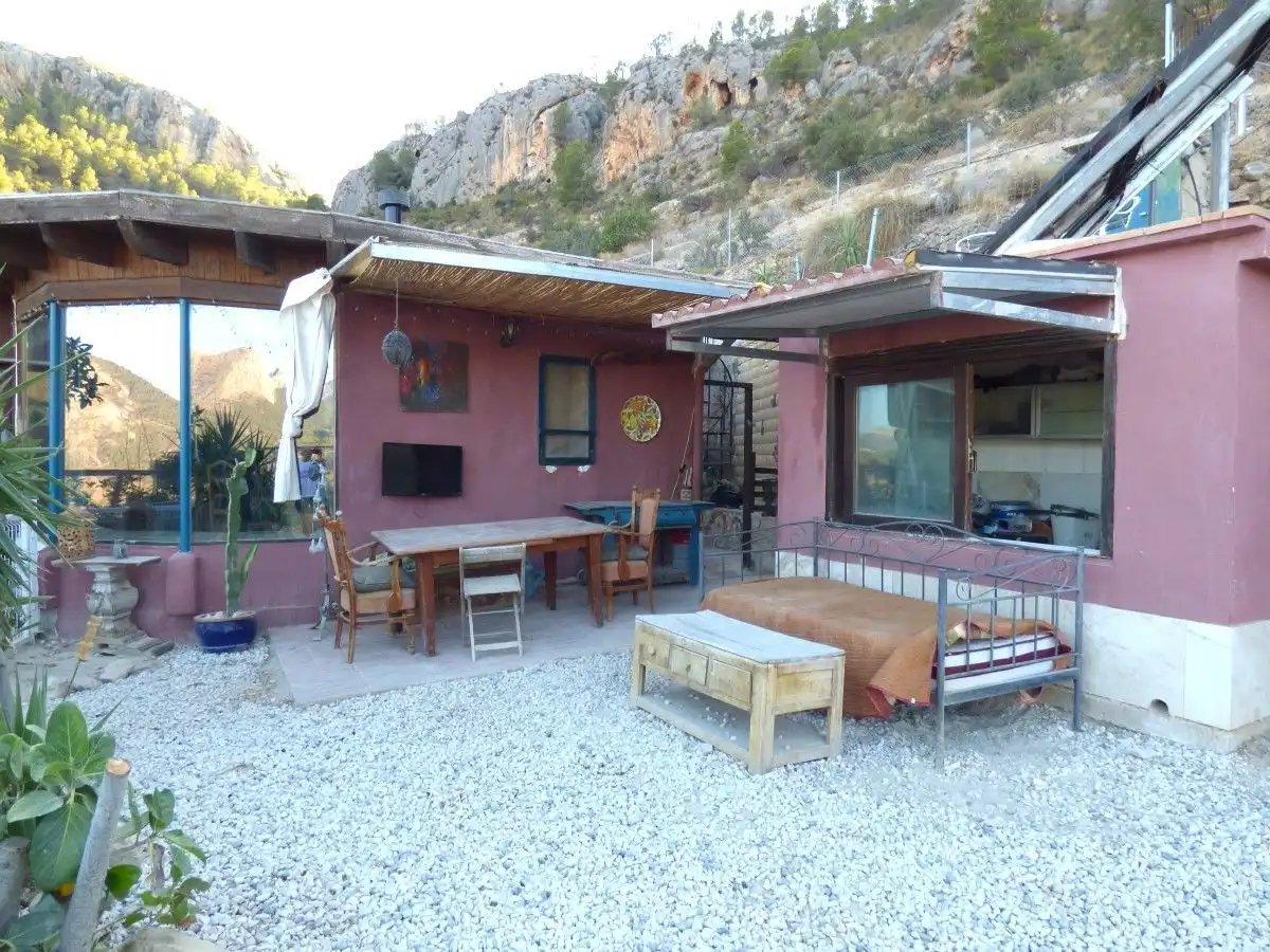 Terraza de Finca rústica en venta en Orxeta con Jardín privado, Terraza y Trastero