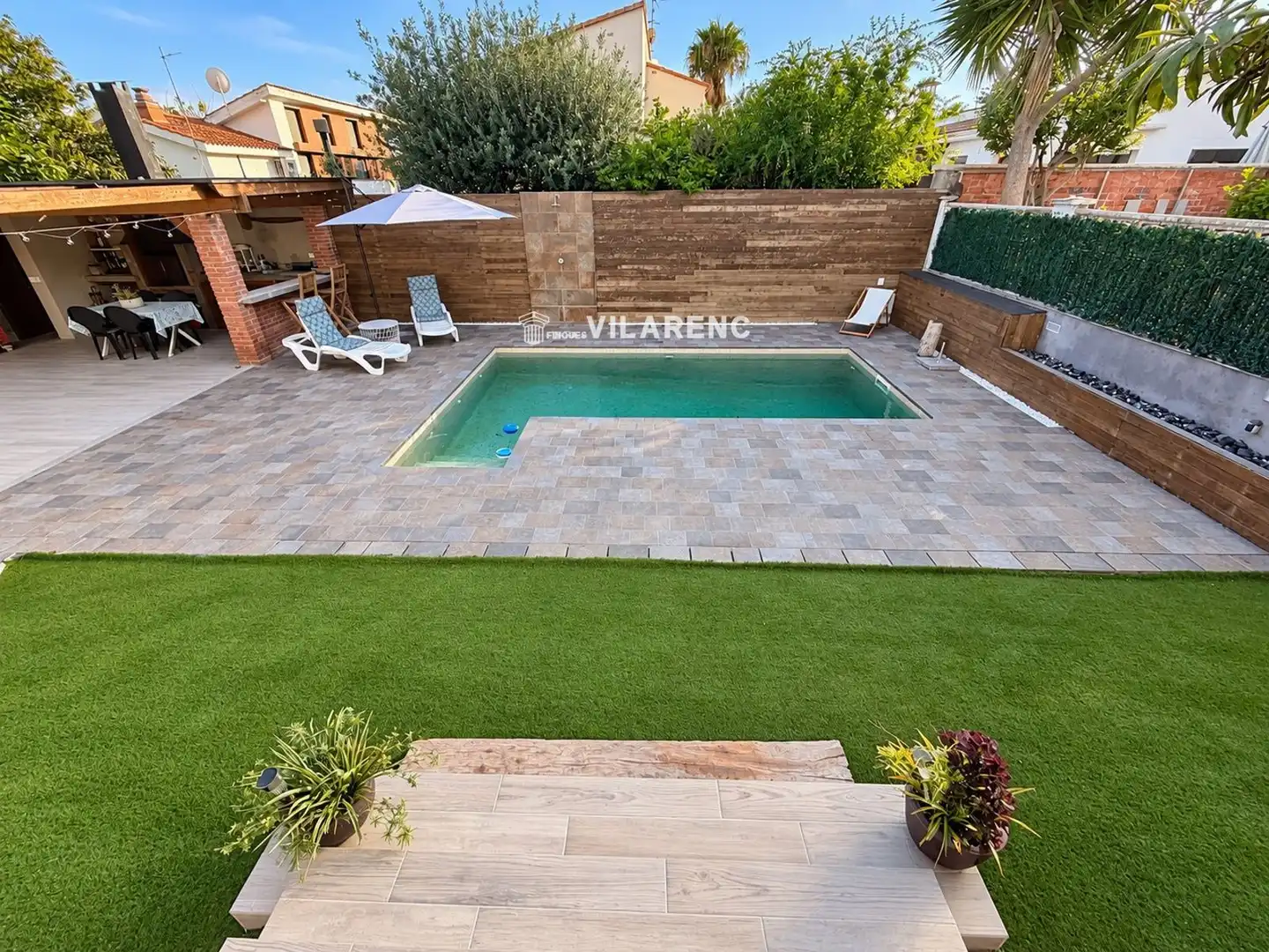 Swimming pool of Houses for sale in Calafell Residencial