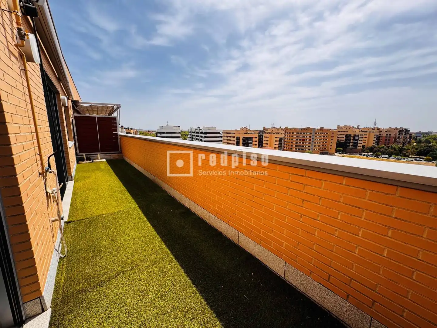 Terrace of Attic for rent in Getafe  with Air Conditioner, Heating and Private garden