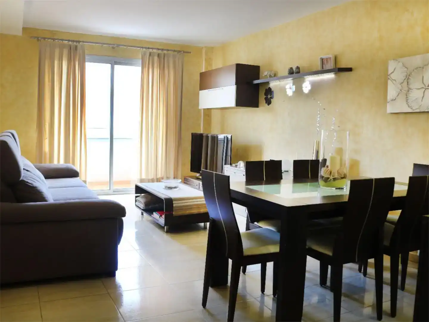 Dining room of Flat for sale in  Palma de Mallorca  with Air Conditioner and Balcony