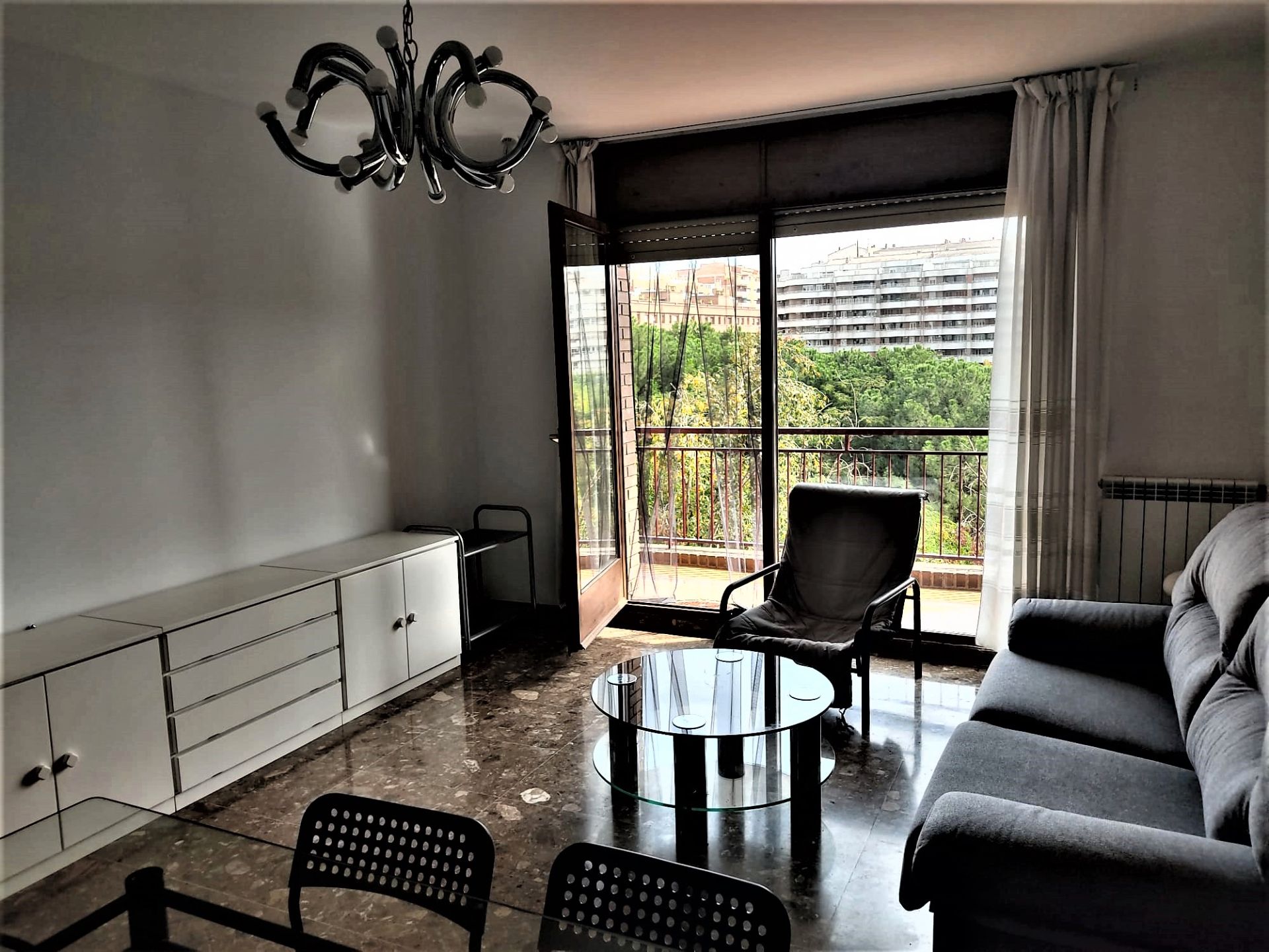 Living room of Flat to rent in  Lleida Capital  with Heating, Furnished and Oven