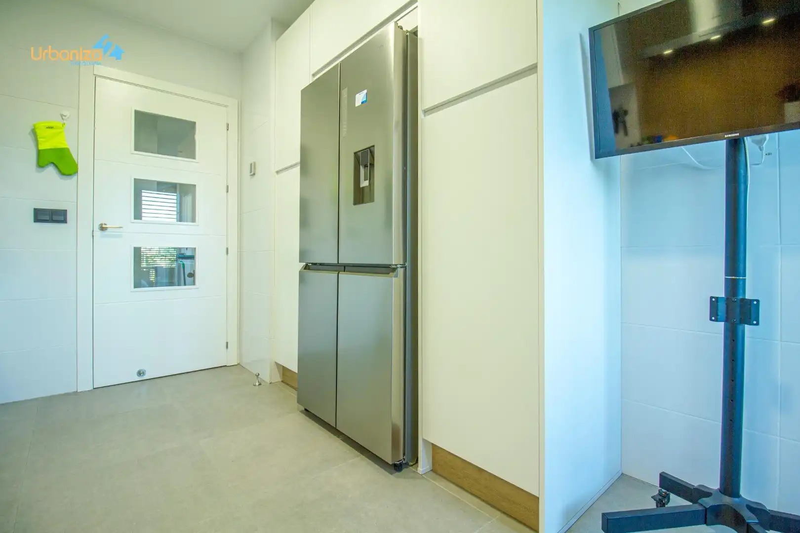 Küche von Wohnung zum Verkauf in Badajoz mit Klimaanlage, Heizung und Privatgarten