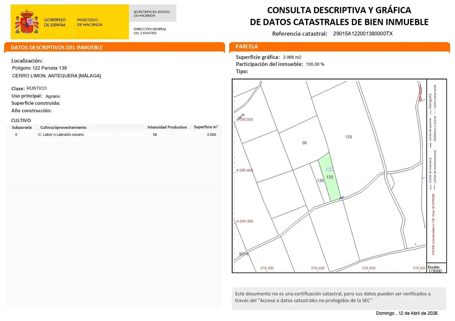 Lands and plots for sale in Calle CERRO LIMON, imagen 23