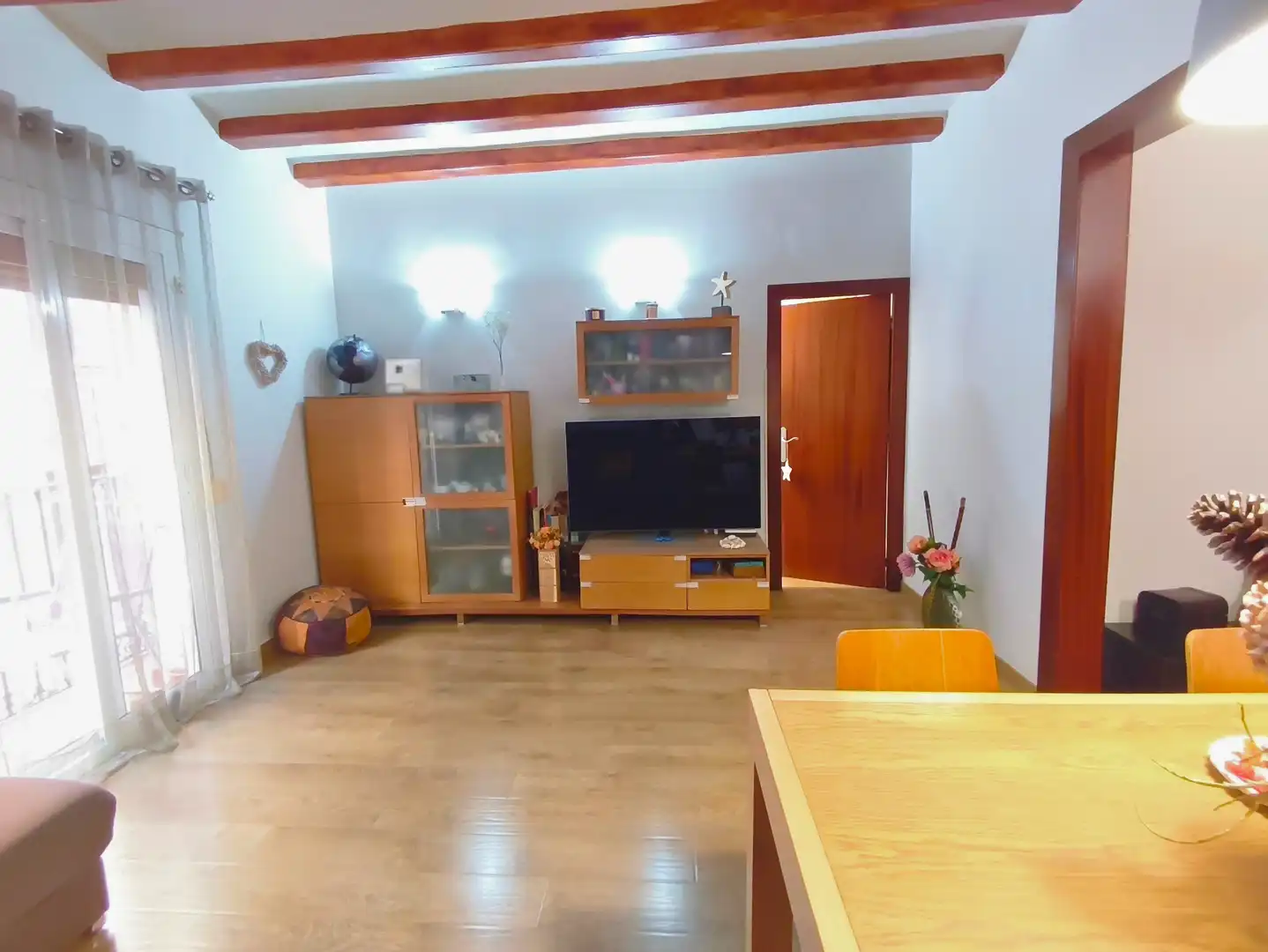 Sala d'estar de Pis en venda en Barcelona amb Aire condicionat, Calefacció i Parquet