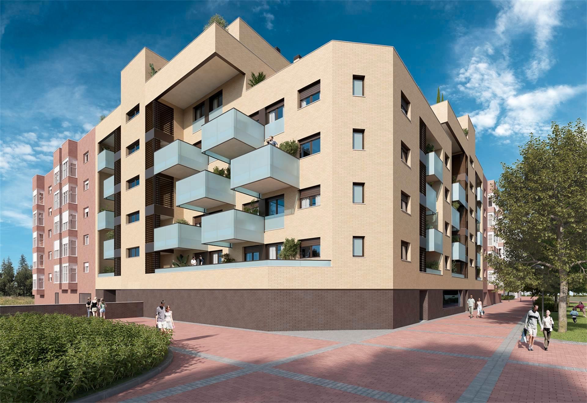 Exterior view of Attic for sale in  Madrid Capital  with Air Conditioner, Heating and Terrace