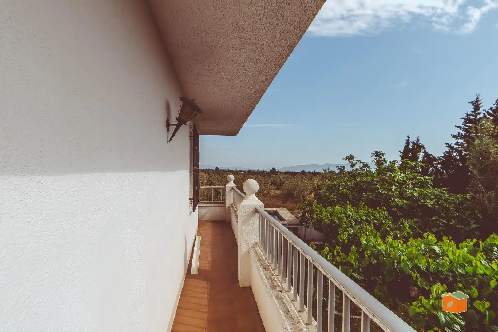 Balcony of Houses for sale in Roquetes  with Air Conditioner, Parquet flooring and Swimming Pool