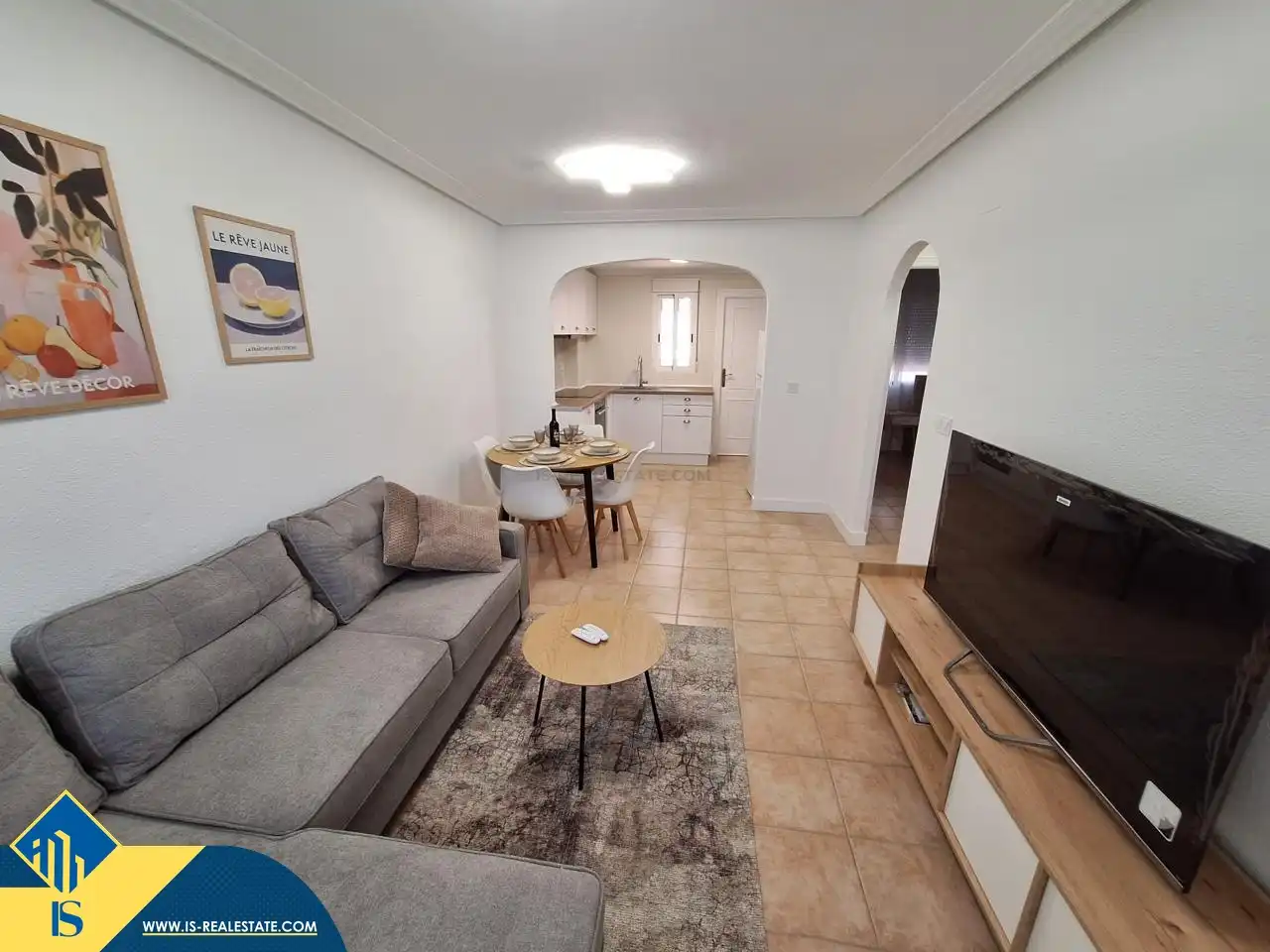 Sala d'estar de Casa o xalet en venda en Torrevieja amb Aire condicionat, Jardí privat i Terrassa