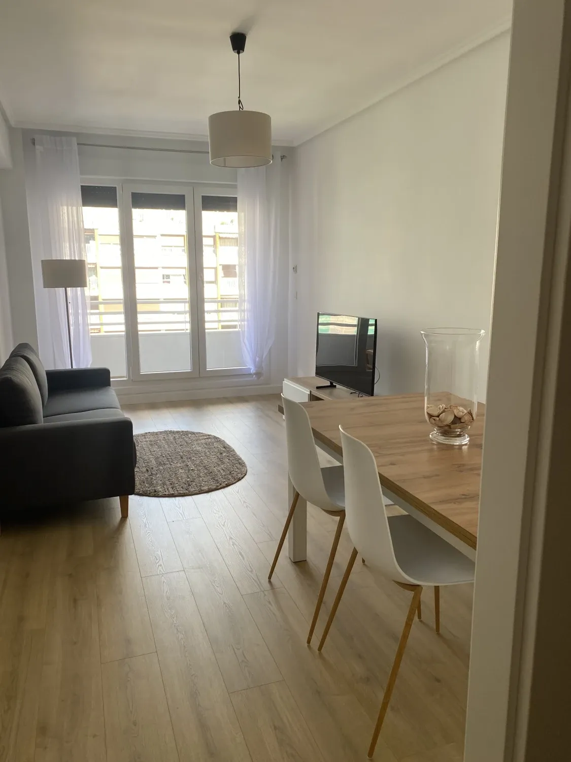 Sala de estar de Piso de alquiler en Donostia - San Sebastián  con Amueblado