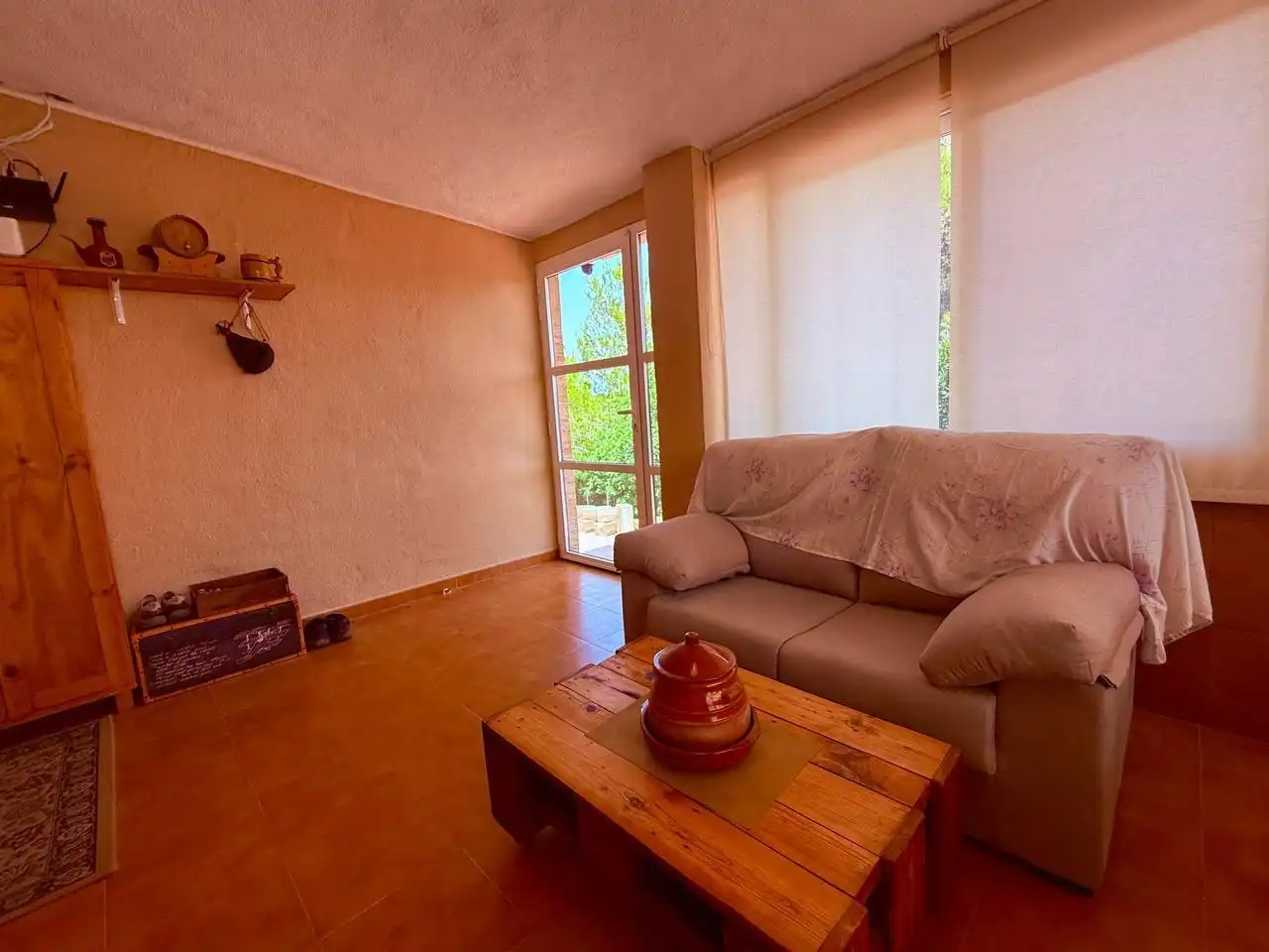 Living room of Houses for sale in Godelleta  with Air Conditioner, Private garden and Terrace