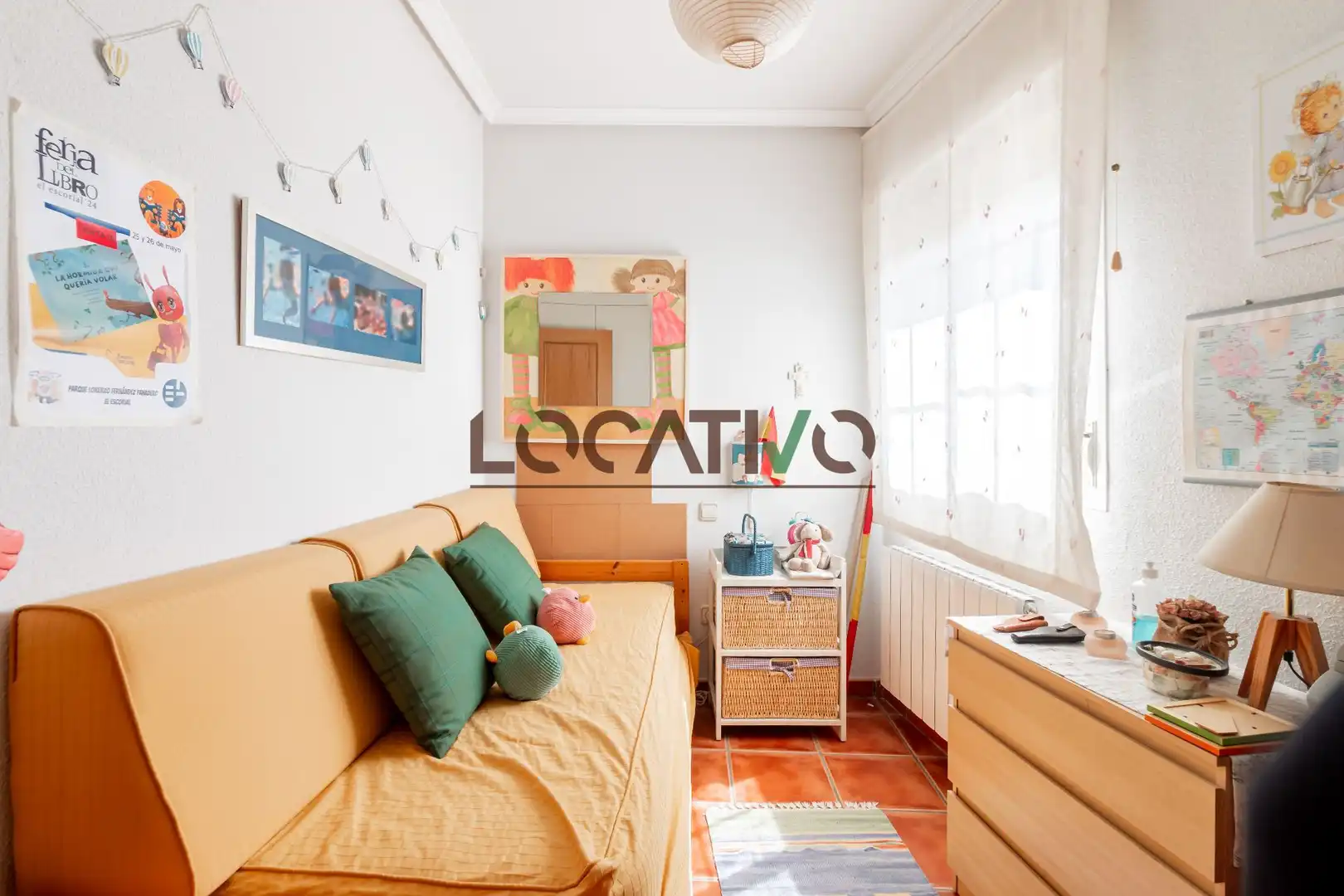 Bedroom of Houses for sale in San Lorenzo de El Escorial  with Heating, Private garden and Terrace