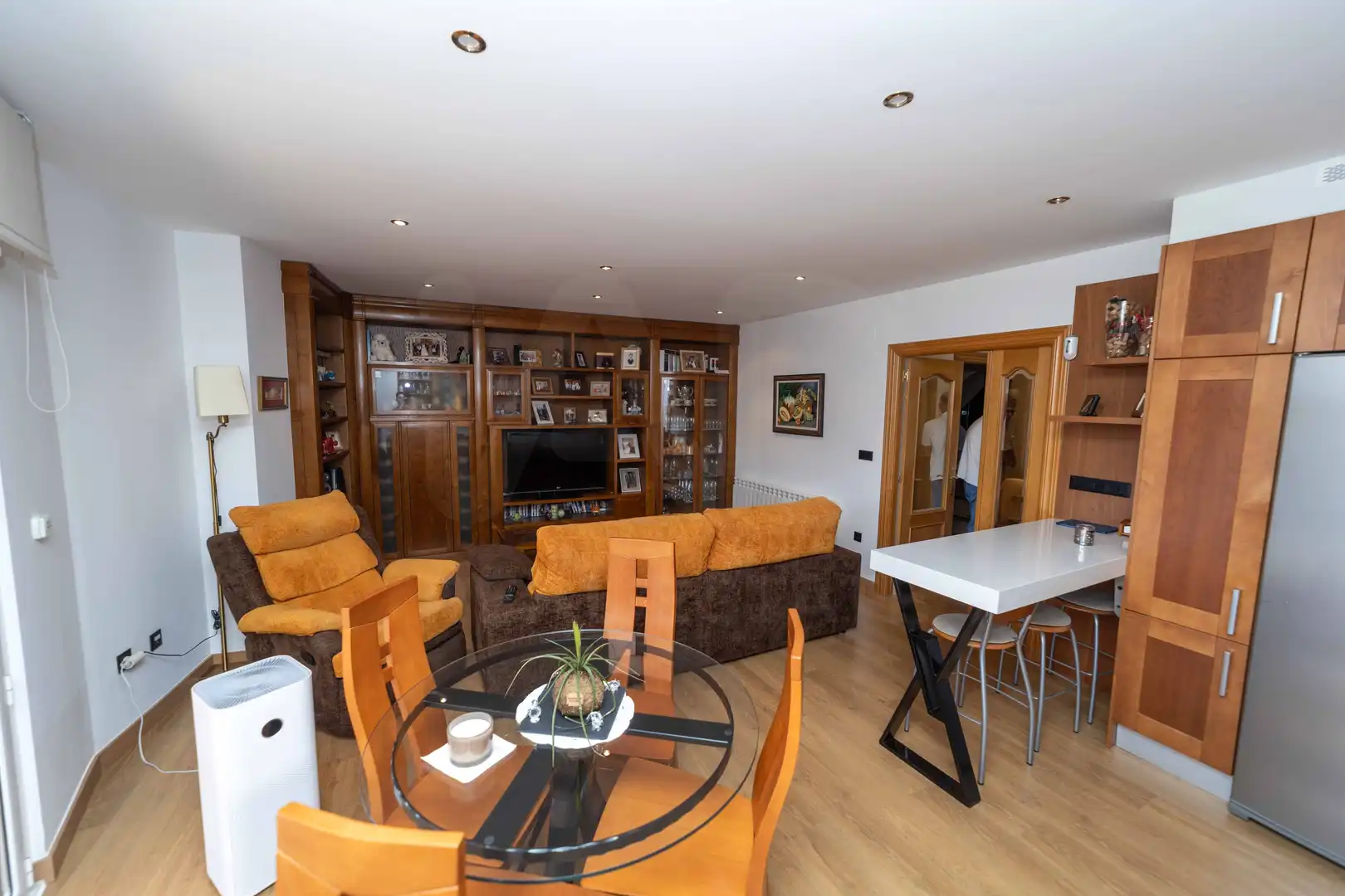 Sala de estar de Casa o chalet en venta en León Capital  con Calefacción y Terraza