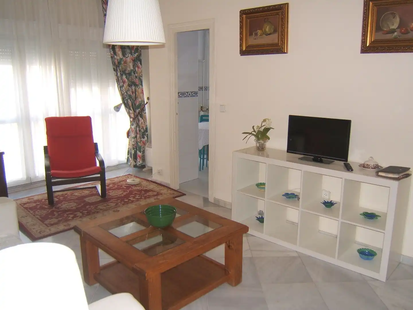 Living room of Flat for rent in Málaga  with Furnished