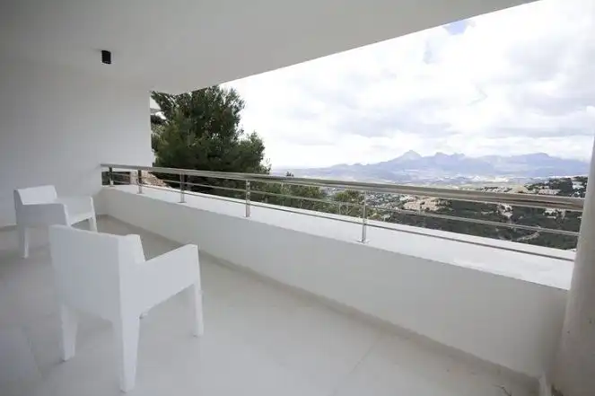 Terraza de Casa o chalet de alquiler en Altea con Aire acondicionado, Jardín privado y Terraza