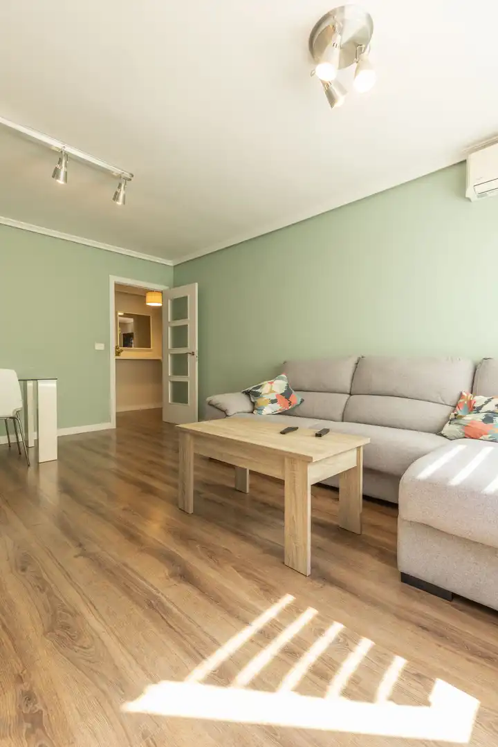 Sala de estar de Piso en venta en Alboraya con Aire acondicionado, Calefacción y Parquet