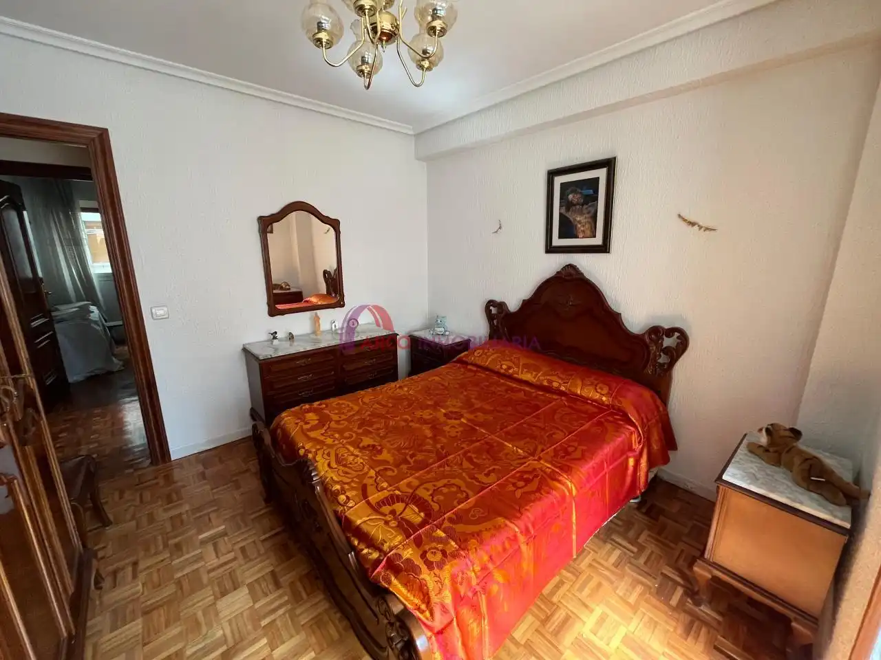 Bedroom of Flat for sale in Burgos  with Heating and Terrace