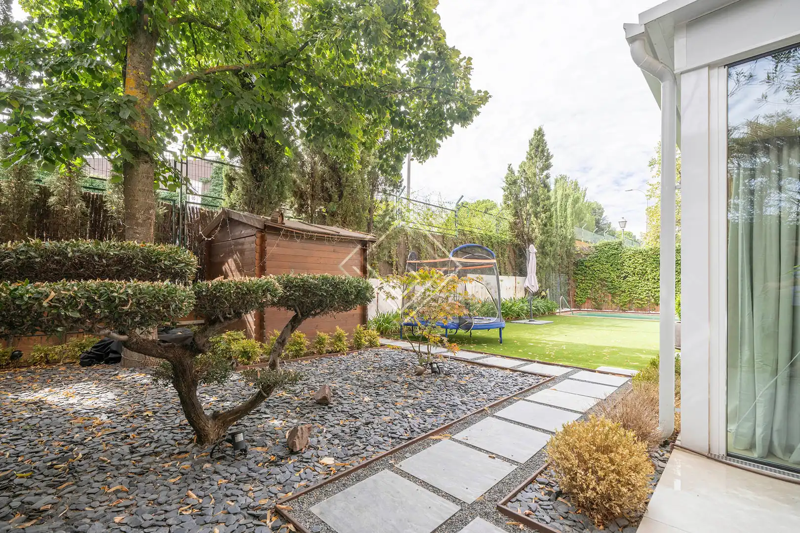 Garden of Flat for sale in Madrid  with Air Conditioner, Heating and Private garden